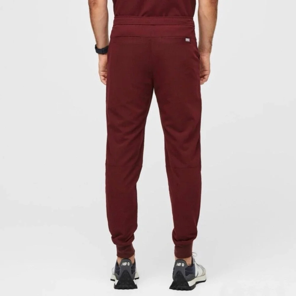 Men's Tansen Jogger‎ Scrub PantIn Burgundy